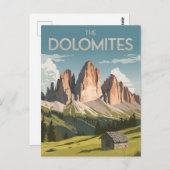 ドロミテスヴィンテージ ポストカード (正面/裏面)