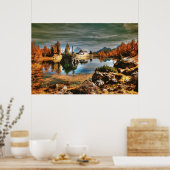 ドロミテス山脈，イタリア ポスター (キッチン)