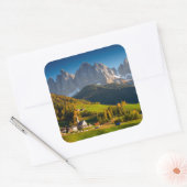 ドロミテス村の秋シール スクエアシール (封筒)