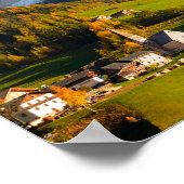 ドロミテス村の秋ポスター ポスター (角)