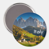 ドロミテス村秋磁石と文字 マグネット (正面/裏面)