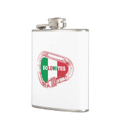 ドロミテス登山カラビナー フラスク (左)