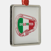 ドロミテス登山カラビナー メタルオーナメント (右)