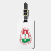 ドロミテス登山カラビナー ラゲッジタグ (正面縦)