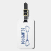 ドロミテス登山クイックドロー ラゲッジタグ (正面縦)