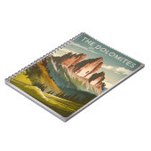 ドロミテス、イタリアヴィンテージ ノートブック (左側)