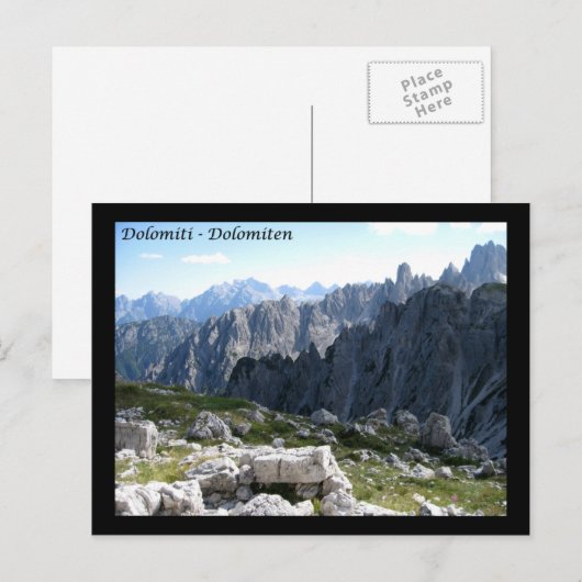 ドロミテス ポストカード (正面/裏面)