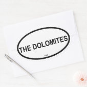 ドロミテス 楕円形シール (封筒)