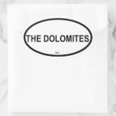 ドロミテス 楕円形シール (バッグ)