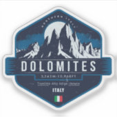 ドロミテ イタリア シール (正面)
