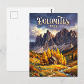 ドロミテ イタリア ポストカード (正面/裏面)