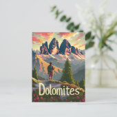 ドロミートハイキング ポストカード (スタンド正面)