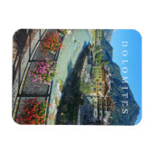 ドロミートポッツァディファサビュー冷蔵庫用マグネット マグネット (横)