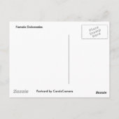 ドロメデス女性はがき ポストカード (裏面)