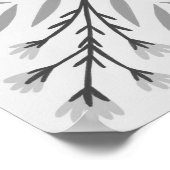 ドロレス植物瓦パターンアート ポスター (角)