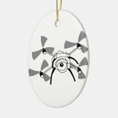 ドロンクアドコプター セラミックオーナメント (左)