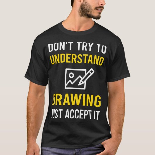 ドローイングを理解する Tシャツ (正面)