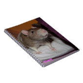 ドローネズミの螺旋状手帳 ノートブック (右側)