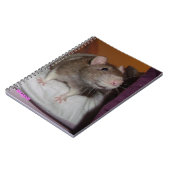 ドローネズミの螺旋状手帳 ノートブック (左側)