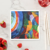 ドローネー – 円形型枠、太陽、月、 スタンダードランチョンナプキン (インサイチュ)