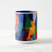 ドローネー – 円形型枠、太陽、月 マグカップ (中央)