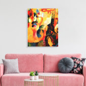 ドローネー – 太陽、塔、飛行機 キャンバスプリント (インサイチュ (リビング))