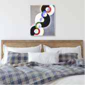 ドローネー – 無限リズム キャンバスプリント (インサイチュ (寝室))