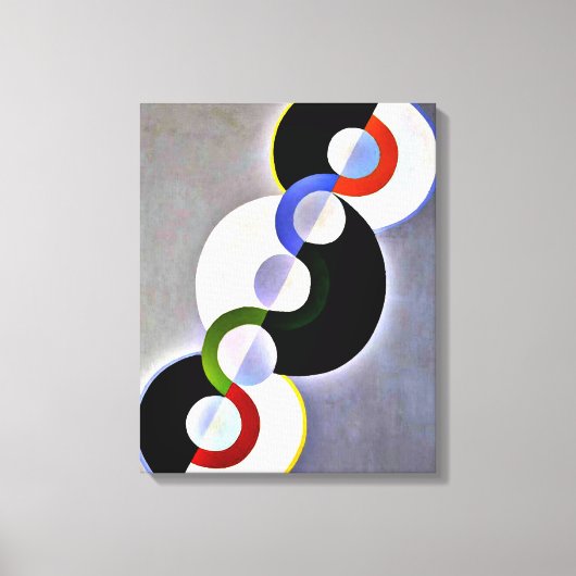 ドローネー – 無限リズム キャンバスプリント (正面)