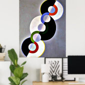 ドローネー – 無限リズム ポスター (ホームオフィス)