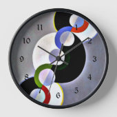 ドローネー – 無限リズム 壁時計 (正面)