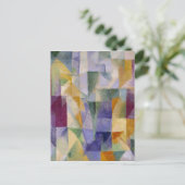 ドローネ抽象芸術ア絵画ートの窓 ポストカード (スタンド正面)