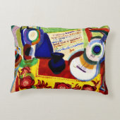 ドローネ – ポルトガル語の静物詩 アクセントクッション (裏面)