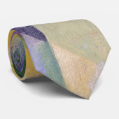 ドローネClaasic抽象芸術絵画アートズブルーグリーン ネクタイ (ロール)