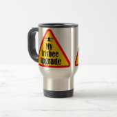 ドローンおもしろい引用文 トラベルマグ (正面左)