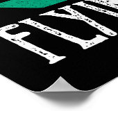 ドローンが大好きな男飛んでいるの子 ポスター (角)