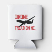 ドローンが私を踏みつける 缶クーラー (裏面)