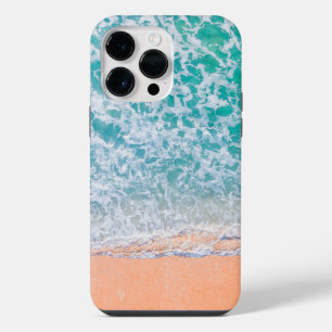 ドローンで撮影したビーチの映像 iPhone 14 PRO MAXケース