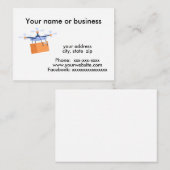 ドローンのパッケージ配信 名刺 (正面/裏面)