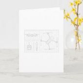 ドローンの設計図 カード (黄色い花)