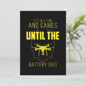 ドローンを飛ばすのが私の勝負 招待状 (スタンド正面)