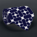 ドローンカスタムパターンの背景色 ネクタイ<br><div class="desc">ネイビーブルーに白いドローンのシルエット模様。背景色をお気に入りの選択する。</div>