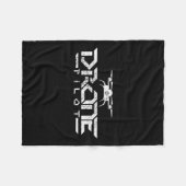 ドローンギフト四重計 フリースブランケット (正面(横))