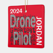 ドローンパイロットエクストラナレカスタムー セラミックオーナメント (左)