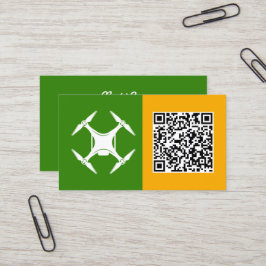 ドローンパイロットカスタムQR 名刺