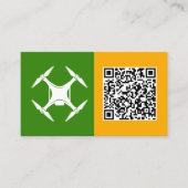 ドローンパイロットカスタムQR 名刺 (正面)