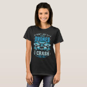 ドローンパイロット航空四重機 Tシャツ (正面フル)