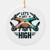 ドローンパイロット セラミックオーナメント (裏面)