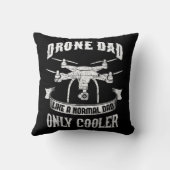 ドローンパパパイロットマルチロータクワッドクールパパ クッション (裏面)
