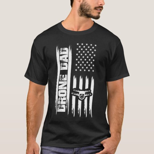 ドローンパパ Tシャツ (正面)