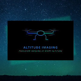 ドローンビジネスパイロットUAVフォトグラフィック 名刺